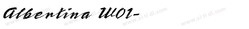 Albertina W01字体转换